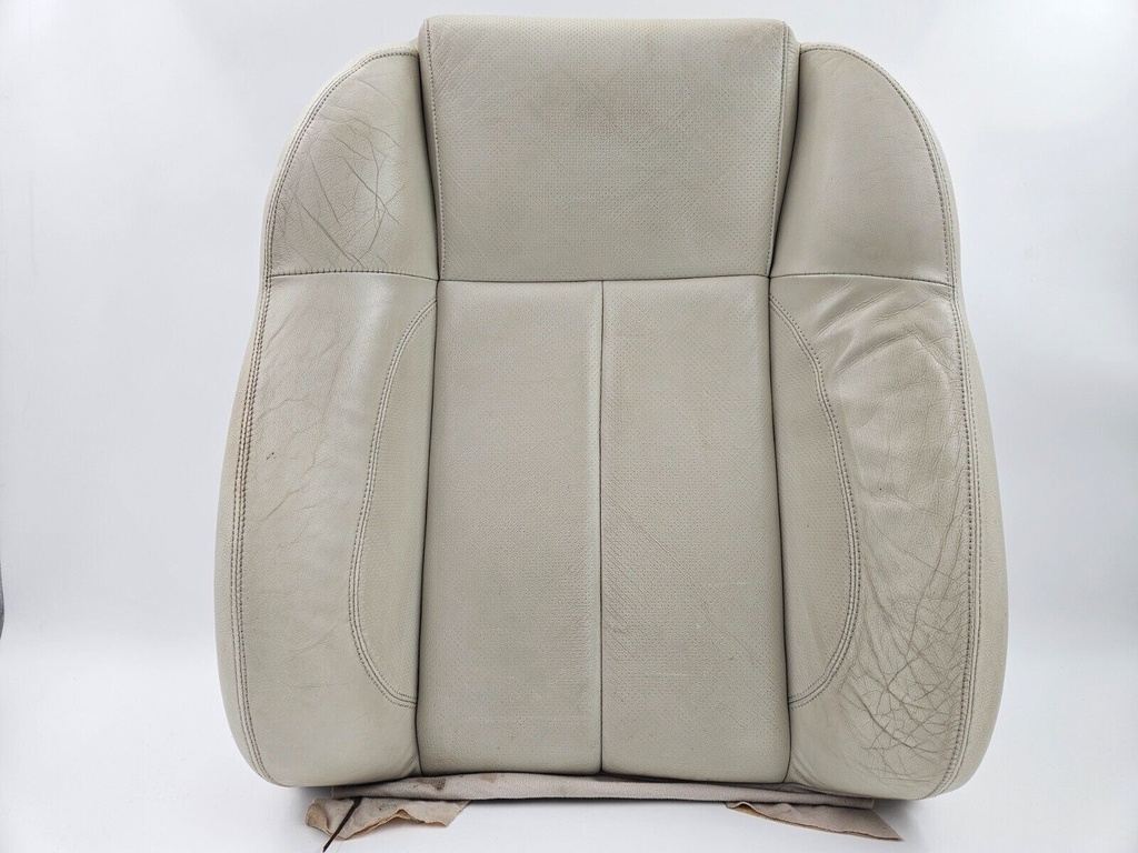 JAGUAR XJR XJ8 X308 SPORTS UPPER BACK SEAT COVER IVORY NED LEATHER FOAM LH RH