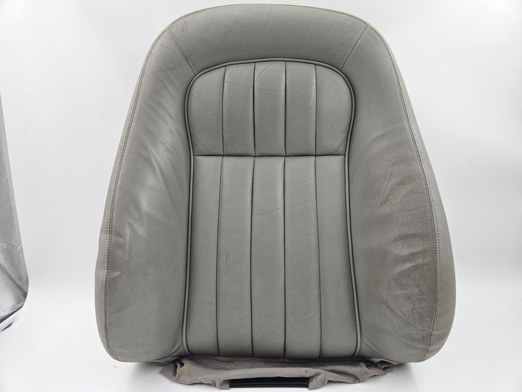 JAGUAR XJ6 X300 UPPER BACK SEAT COVER NIMBUS GREY LFJ LEATHER FOAM LEFT RIGHT