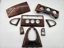 JAGUAR XK8 XKR EARLY WOOD SET VENEER DASH PANEL RHD CAPPING WALNUT TRIM GAUGE