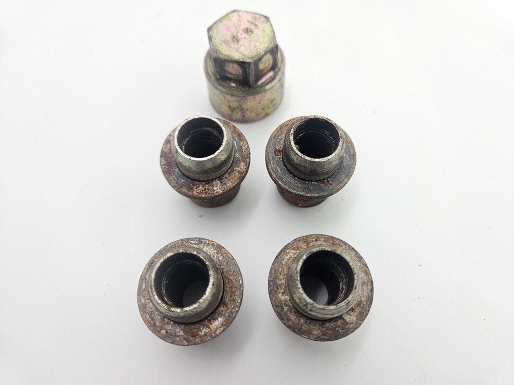 JAGUAR XJ8 XJR X308 XJ6 X300 XJS SHORT WHEEL NUT SET WITH KEY CCC7028