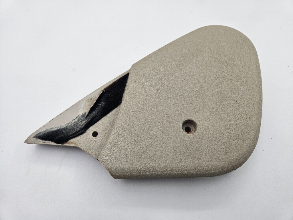 JAGUAR XK8 INNER SEAT HINGE TRIM END CAPS COVERS RIGHT DRIVERS SEAT OATMEAL AGD