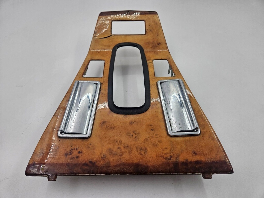 AUTOMATIC CENTRAL SKI SLOPE JAGUAR XJS FACELIFT CONSOLE COVER CONTROL WOOD VINYL