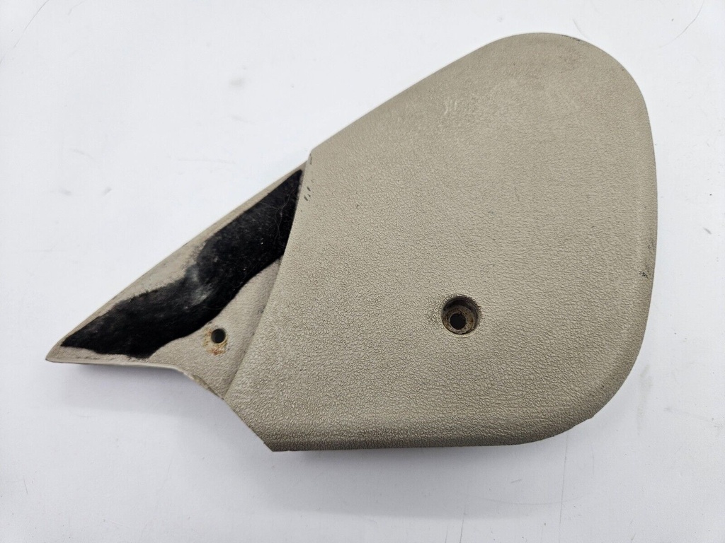 JAGUAR XK8 INNER SEAT HINGE TRIM END CAPS COVERS RIGHT DRIVERS SEAT OATMEAL AGD