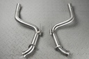 XJ12 XJ6 S2, 3 OVER AXLE EXHAUST PIPES STAINLESS STEEL