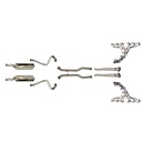 COMPLETE V12 XJS TUBULAR EXHAUST SYSTEM WITH DELETE PIPES UPTO (V) 188104