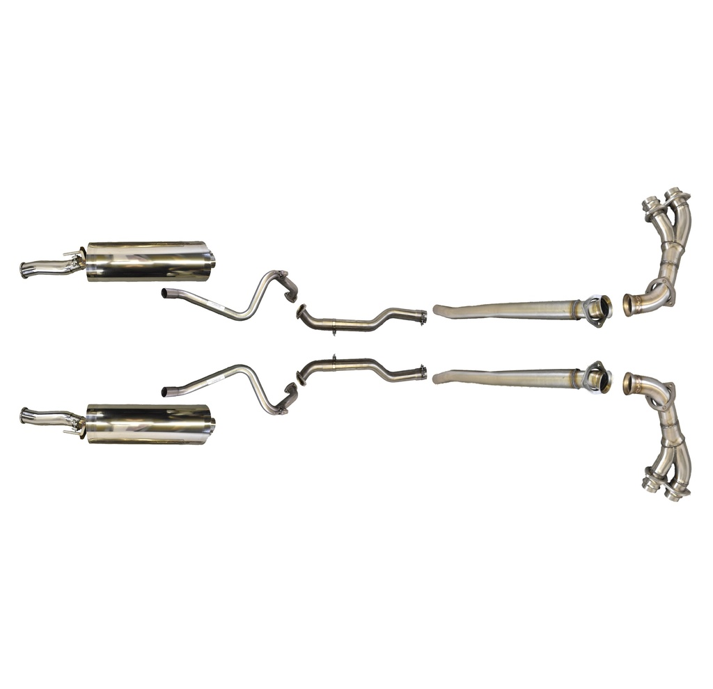 COMPLETE V12 XJS EXHAUST SYSTEM WITH DELETE PIPES UPTO (V) 188104