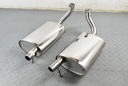 STYPE REAR STAINLESS STEEL EXHAUST BOXES