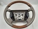 JAGUAR XJ8 X308 XK8 V8 ANTELOPE WOOD STEERING WHEEL SABLE AGE LEATHER HJE9181BA