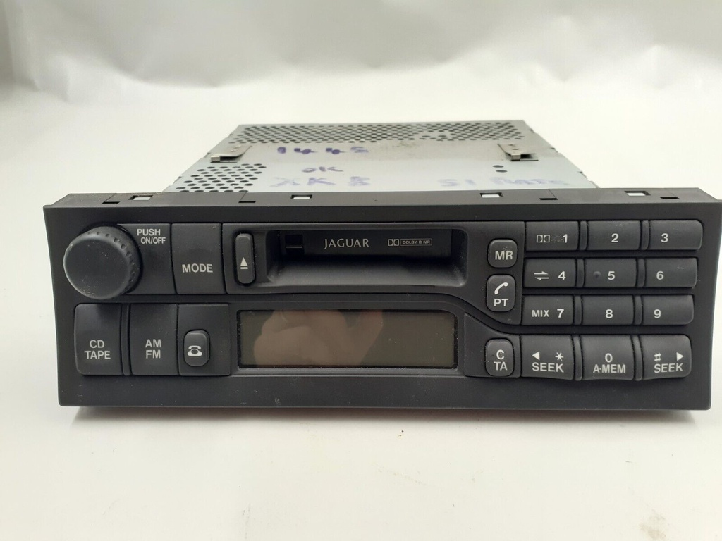 JAGUAR XK8 XKR X100 RADIO CASSETTE TAPE PLAYER UNIT CONTROLS LJD4100AA USED