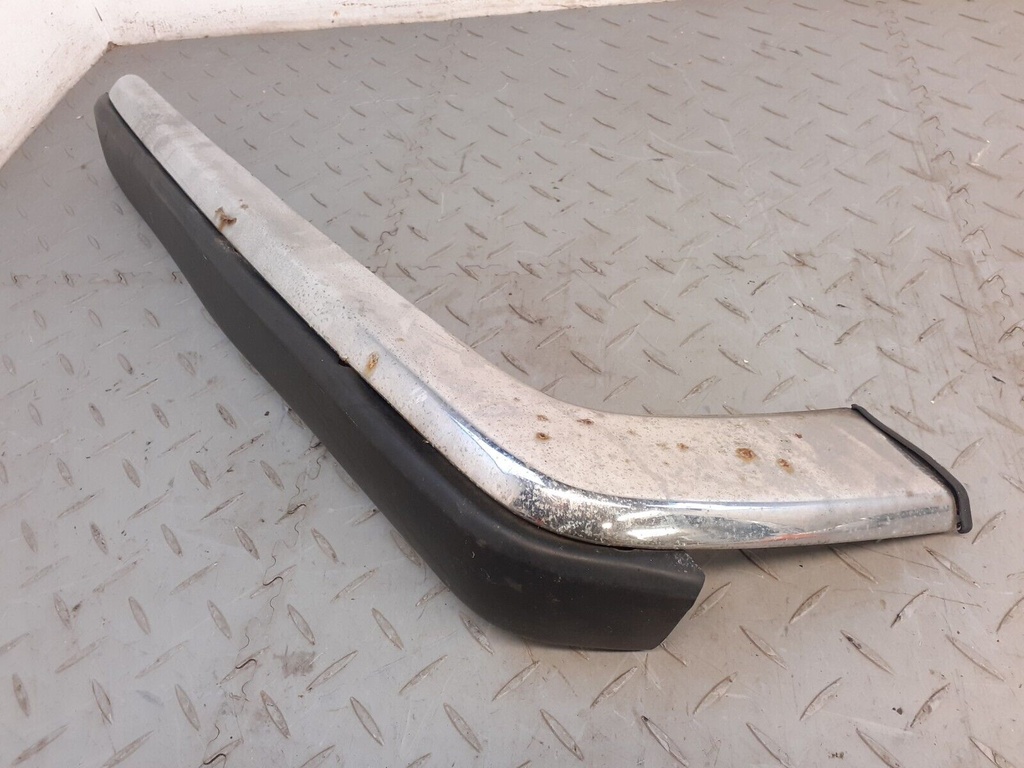 JAGUAR XJS XJSC REAR LEFT BACK CORNER CHROME SECTION BUMPER BLADE TRIM LOW CON