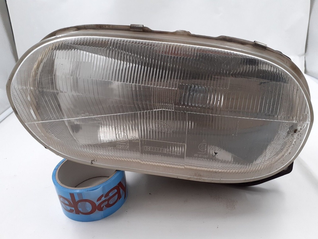 JAGUAR XJS FACELIFT LEFT SIDE PASSENGER NEARSIDE HEADLIGHT LENS GLASS COVER RHD