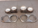 JAGUAR XJS TWIN HEADLIGHT HEADLAMP REPLACEMENT LIGHTS CHROME BEZELS UPGRADE