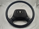 JAGUAR XJ40 XJ6 XJ12 STEERING WHEEL LEATHER STITCHED HORN PUSH INTERIOR USED