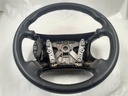 JAGUAR 97-02 XJ8 XJR X308 V8 STEERING WHEEL BLACK LEG LEATHER CONTROLS USED GOOD