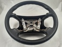 JAGUAR XJR X300 XJ6 XJ12 STEERING WHEEL BLACK LEATHER LEG HNB9181AC GOOD USED