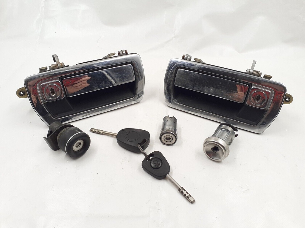 JAGUAR XJ40 XJS FACELIFT HANDLE LOCK SET WITH KEY IGNITION DOORS GLOVE BOX BOOT