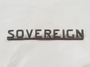 JAGUAR SERIES 1 2 XJ6 XJ12 SOVEREIGN BOOT LID REAR TAILGATE BADGE EMBLEM METAL