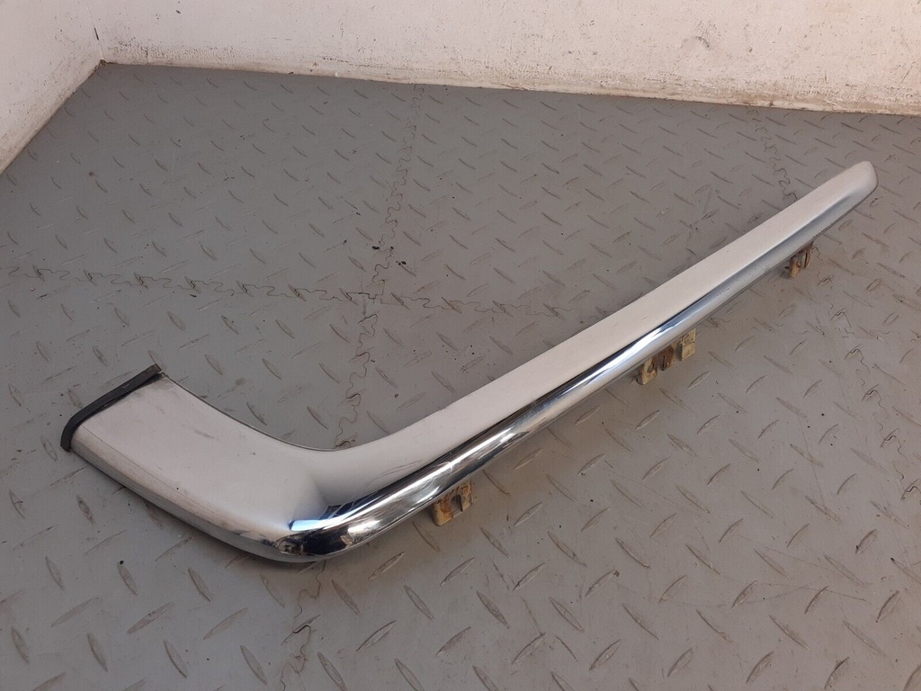 JAGUAR XJS XJSC REAR RIGHT RH OS BACK CORNER CHROME SECTION BUMPER BLADE TRIM