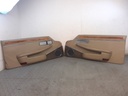 PAIR JAGUAR XJS FACELIFT DOESKIN INTERIOR DOOR CARDS LEFT AND RIGHT COMPLETE