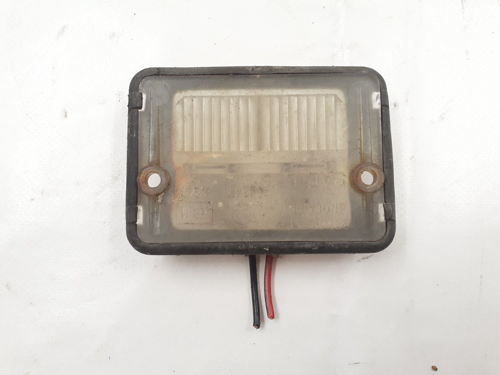 JAGUAR XJS FL NUMBER PLATE LIGHT REAR TAIL GATE PLATE LAMP REVERSE EXTERIOR