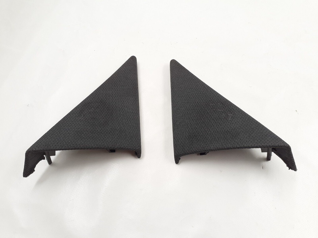 JAGUAR XK8 XKR X100 1996-2000 TRIANGLE FABRIC COVERS FOR  DOOR SPEAKERS/TWEETERS