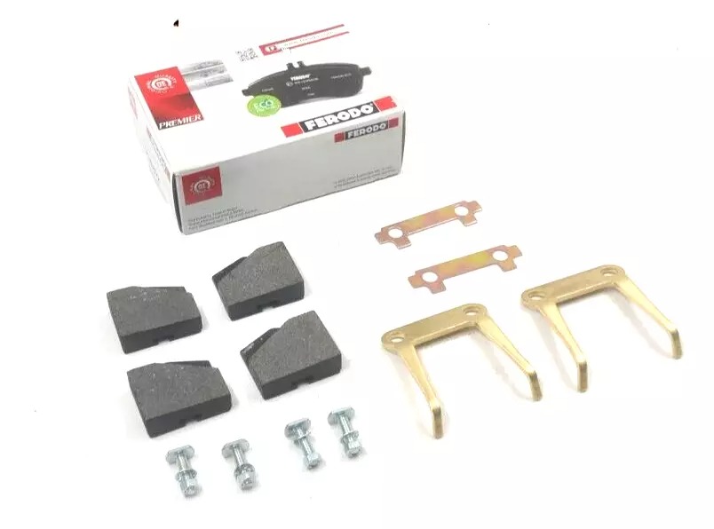 XJS XJ6/ XJ12 ETYPE INBOARD GIRLING HANDBRAKE PADS AND FORKS W/ FITTING KIT