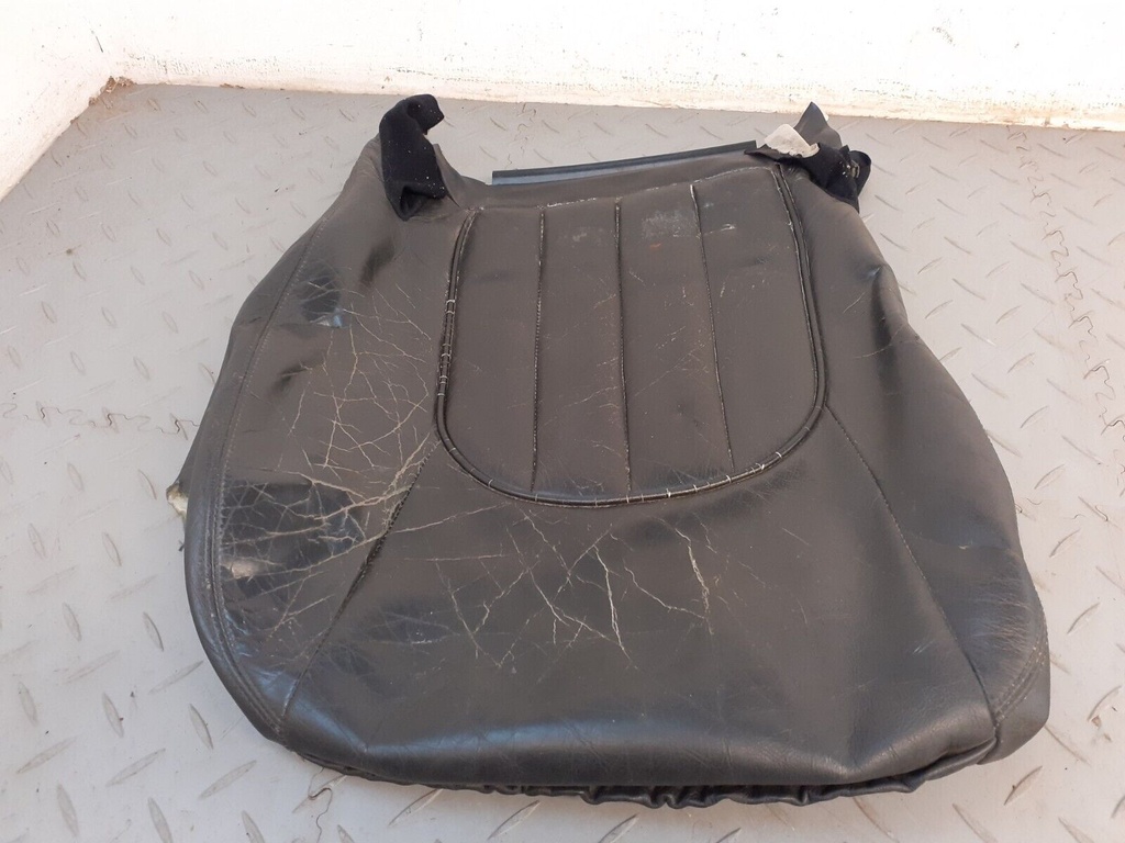 JAGUAR X300 DAIMLER RIGHT LOWER BOTTOM SEAT COVER BLACK CHARCOAL LEG LEATHER