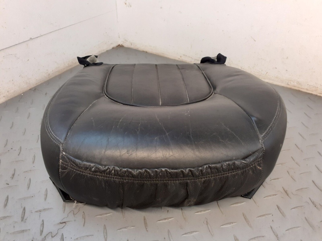 JAGUAR X300 DAIMLER LEFT LOWER BOTTOM SEAT COVER BLACK CHARCOAL LEG LEATHER FOAM