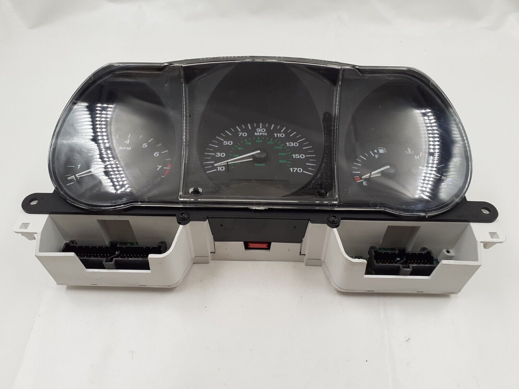 JAGUAR X100 XK8 V8 DASH CLUSTER SPEEDO POD SPARES OR REPAIR LJA4300BF 111,000