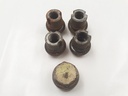 JAGUAR XJ8 XJR X308 XJ6 X300 XJS SHORT LOCKING WHEEL NUT SET WITH KEY CCC7028