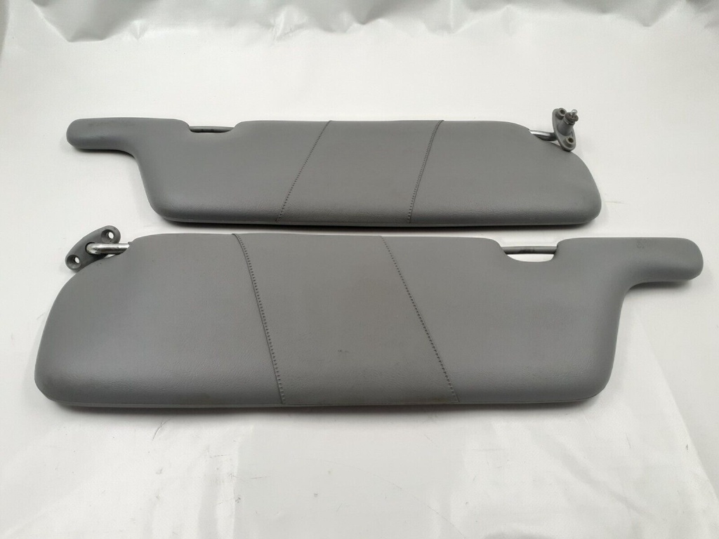 JAGUAR XJS HE PRE FACELIFT GREY LDY PAIR OF SUNVISORS VINYL PVC HEADLINING TRIM