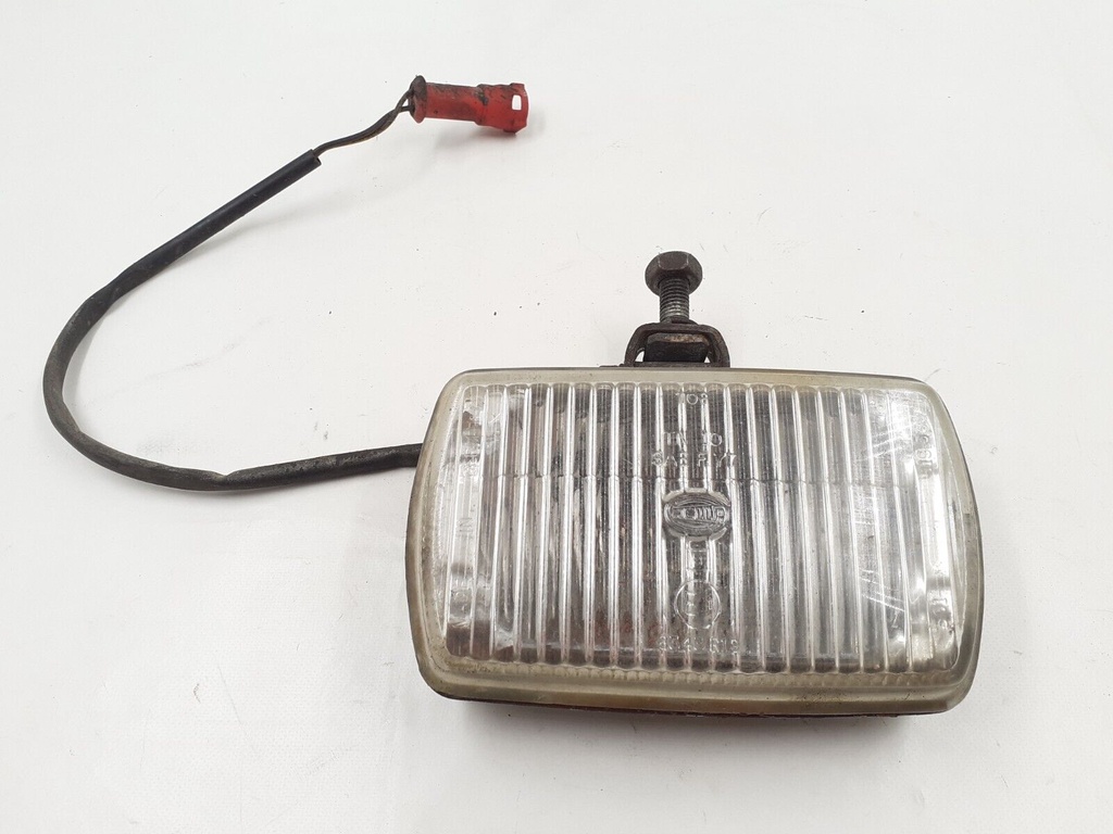 JAGUAR XJS HELLA FRONT FOG LAMP UNIT BUMPER MOUNT LIGHT LENS