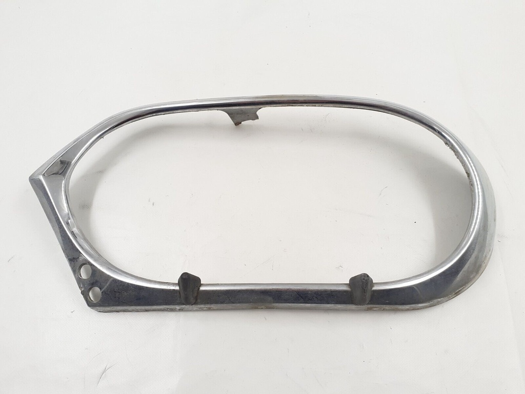 JAGUAR XJS LEFT SIDE PASSENGER HEADLIGHT CHROME SURROUND BEZEL WITH WASHERS