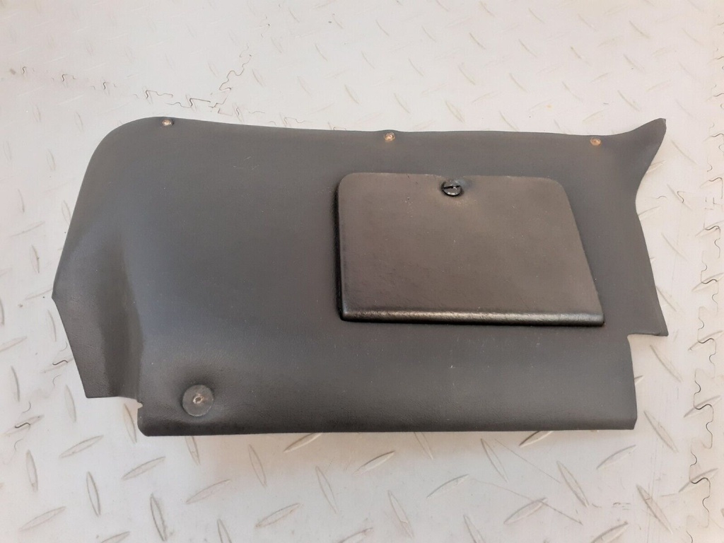 JAGUAR XJS UNDER DASH PANEL BLACK LEATHER COVERS TRIM PANEL FUSEBOX INTERIOR