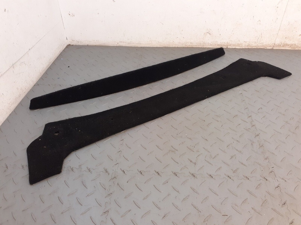 JAGUAR XJS COUPE REAR PARCEL SHELF CARPET BACK COVERING FINISHER SEAT BELTS DECK