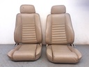 JAGUAR XJS SPORTSPACK FRONT LEATHER INTERIOR SEATS PAIR KIT CAR REFURB