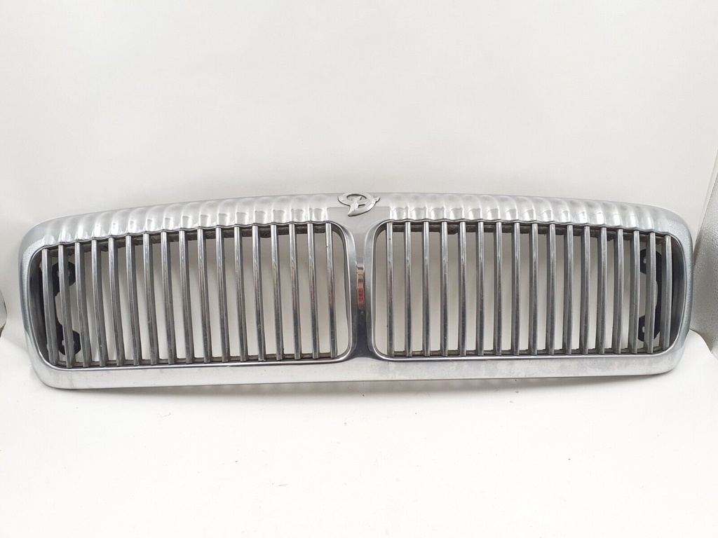 JAGUAR DAIMLER X300 BONNET CHROME RADIATOR GRILL FRONT PANEL FLUTED METAL TRIM