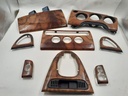 JAGUAR XK8 XKR EARLY WOOD SET VENEER DASH PANEL RHD CAPPING WALNUT TRIM GAUGE