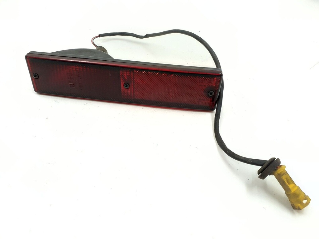 JAGUAR XJ6 XJ12 XJ40 REAR BUMPER FOG LIGHT LAMP LENS ORIGINAL RED YELLOW PLUG