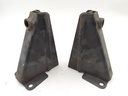 JAGUAR XJ40 XJ6 XJ12 EARLY FRONT BUMPER MOUNT BACK BRACKET ASSEMBLEY PAIR