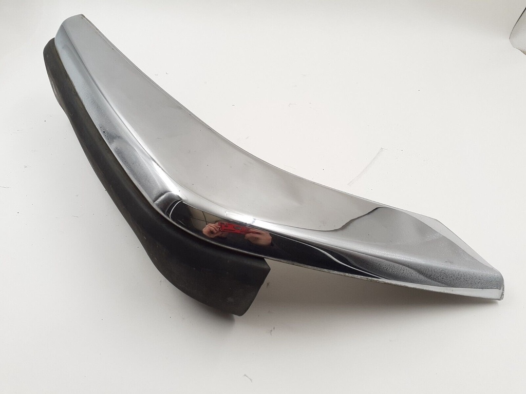 JAGUAR XJS FRONT O/S RIGHT DRIVERS BUMPER CHROME BLADE CORNER OKAY CONDITION