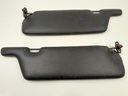 JAGUAR XJS HE PRE FACELIFT BLACK LEG PAIR OF SUNVISORS VINYL PVC HEADLINING TRIM