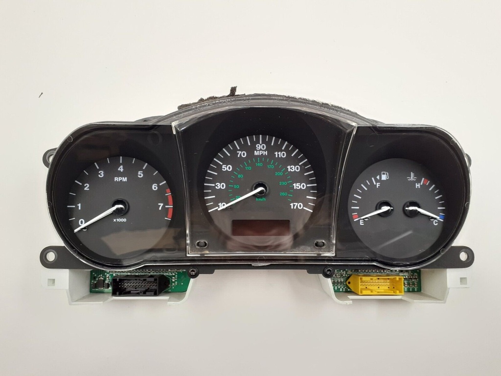 JAGUAR X100 XK8 SPEEDOMETER DASHBOARD CLOCKS REVS INFORMATION SYSTEM FUEL GAUGE