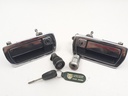 JAGUAR XJ40 XJS FACELIFT HANDLE LOCK SET WITH KEY IGNITION DOORS GLOVE BOX