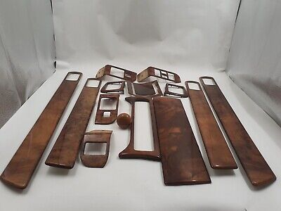 JAGUAR XJ6 XJ12 X300 WALNUT WOOD SET VENEER FASCIA DASH SKI SLOPE CAPPINGS SWB