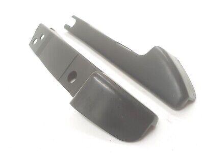 [BCC9998-4549 UPR] JAGUAR XJS CONVERTIBLE ROOF HOOD HANDLE MECH COVER PAIR TRIM PLASTIC SMOOTH