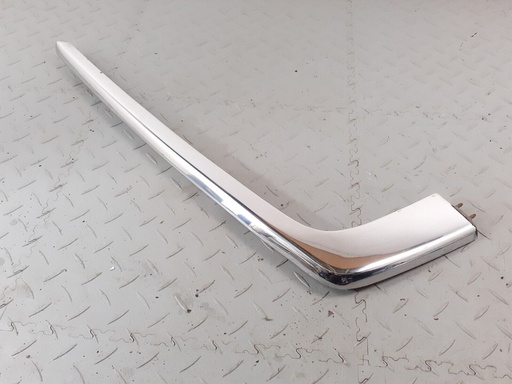 [HHC6641AA-HT 4360] JAGUAR 1994-1996 XJS BACK BUMPER LEFT LH REAR CORNER CHROME BLADE SECTION TRIM