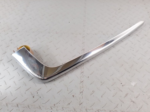 [HHC6640AA-HT 4362] JAGUAR 1994-1996 XJS BACK BUMPER RIGHT RH REAR CORNER CHROME BLADE SECTION TRIM