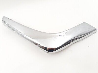 [BEC14678-4367 UP2] JAGUAR XJS FRONT O/S RIGHT DRIVERS BUMPER CHROME BLADE CORNER TRIM BEC14678