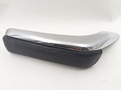 [BEC14678-4377 UP2] JAGUAR XJS FRONT O/S RIGHT DRIVERS BUMPER CHROME BLADE CORNER TRIM BEC14678